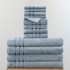 image:imageCariloha Bath Sheet Hand Towel Washcloth Bundle  4 Each  Blue LagoonBlue Lagoon
