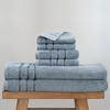 image:imageCariloha Bath Sheet Hand Towel Washcloth Bundle  4 Each  Blue LagoonBlue Lagoon