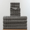 image:imageCariloha Bath Sheet Hand Towel Washcloth Bundle  4 Each  Blue LagoonOnyx