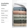 image:imageCariloha Bath Towel  Soft Bamboo Viscose  White  30 x 56  Ultra Plush Quick Dry Towel Turkish Cotton Bamboo Viscose Blend Highly Absorbent Large Bathroom Towels Odor ResistantHarbor Gray