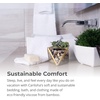 image:imageCariloha Bath Towel  Soft Bamboo Viscose  White  30 x 56  Ultra Plush Quick Dry Towel Turkish Cotton Bamboo Viscose Blend Highly Absorbent Large Bathroom Towels Odor ResistantHarbor Gray