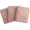 image:imageCariloha Organic BambooViscose and Turkish Cotton Washcloths Set  Soft Washcloths for Face and Body  13 x 13  600 GSM  Blush  Set of 3 Towels