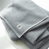 image:imageCariloha TwoTone Bath Sheet  Bamboo Viscose  Oasis Green  40 x 70  Extra Large Plush Quick Dry Towel with Turkish Cotton Highly Absorbent Oversized Bathroom Towel Odor ResistantLaguna Blue