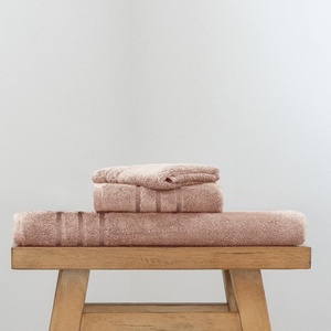 image:imageCariloha Bath Sheet Hand Towel Washcloth Bundle  4 Each  Blue LagoonBlush