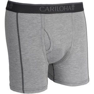 image:imageCariloha Soft Bamboo Viscose Boxer Briefs  Ultrabreathable and CoolLight Heather Gray