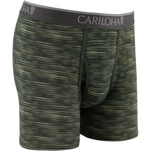 image:imageCariloha Soft Bamboo Viscose Boxer Briefs  Ultrabreathable and CoolOlive Spacedye