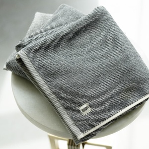 image:imageCariloha TwoTone Bath Sheet  Bamboo Viscose  Oasis Green  40 x 70  Extra Large Plush Quick Dry Towel with Turkish Cotton Highly Absorbent Oversized Bathroom Towel Odor ResistantBlack Sand