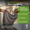 image:imageCariloha Aloha Soft Bamboo Viscose Sheet Set  Cape Blue  King  Buttery Soft Hypoallergenic Cooling Sheets 1 Flat 1 Fitted 2 Pillowcases 16 in Deep Pockets OEKOTEX Standard 100Shade Grey