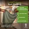image:imageCariloha Aloha Soft Bamboo Viscose Sheet Set  Cape Blue  King  Buttery Soft Hypoallergenic Cooling Sheets 1 Flat 1 Fitted 2 Pillowcases 16 in Deep Pockets OEKOTEX Standard 100Coastal Pine
