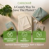 image:imageCariloha Aloha Soft Bamboo Viscose Sheet Set  Cape Blue  King  Buttery Soft Hypoallergenic Cooling Sheets 1 Flat 1 Fitted 2 Pillowcases 16 in Deep Pockets OEKOTEX Standard 100Coastal Pine
