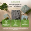 image:imageCariloha Aloha Soft Bamboo Viscose Sheet Set  Cape Blue  King  Buttery Soft Hypoallergenic Cooling Sheets 1 Flat 1 Fitted 2 Pillowcases 16 in Deep Pockets OEKOTEX Standard 100Shade Grey