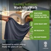 image:imageCariloha Aloha Soft Bamboo Viscose Sheet Set  Cape Blue  King  Buttery Soft Hypoallergenic Cooling Sheets 1 Flat 1 Fitted 2 Pillowcases 16 in Deep Pockets OEKOTEX Standard 100Cape Blue