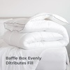 image:imageCariloha Aloha Soft Down Alternative Comforter  White  King  100 Viscose Cover amp 100 Down Alternative FillQueen US Standard