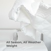 image:imageCariloha Aloha Soft Down Alternative Comforter  White  King  100 Viscose Cover amp 100 Down Alternative FillQueen US Standard