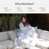 image:imageCariloha Aloha Soft Down Alternative Comforter  White  King  100 Viscose Cover amp 100 Down Alternative FillQueen US Standard