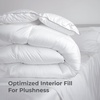image:imageCariloha Aloha Soft Down Alternative Comforter  White  King  100 Viscose Cover amp 100 Down Alternative FillQueen US Standard