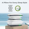 image:imageCariloha Aloha Soft Down Alternative Pillow  White  Standard  32 x 20  100 Down Alternative Fill with 100 Viscose CoverKing US Standard