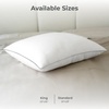 image:imageCariloha Aloha Soft Down Alternative Pillow  White  Standard  32 x 20  100 Down Alternative Fill with 100 Viscose CoverKing US Standard