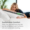 image:imageCariloha Aloha Soft Down Alternative Pillow  White  Standard  32 x 20  100 Down Alternative Fill with 100 Viscose CoverKing US Standard