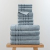 image:imageCariloha Bath Towel Hand Towel Washcloth Bundle  4 Each  Blue LagoonBlue Lagoon