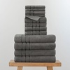 image:imageCariloha Bath Towel Hand Towel Washcloth Bundle  4 Each  Blue LagoonOnyx