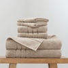 image:imageCariloha Bath Towel Hand Towel Washcloth Bundle  4 Each  Blue LagoonStone