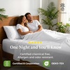 image:imageCariloha Classic 4Piece Twill Sheet Set  Tahitian Breeze  Queen  Viscose Material  Allergy Resistant and Extra Soft  Cooling for Hot Sleepers  Corner BandsWhite