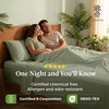image:imageCariloha Classic 4Piece Twill Sheet Set  Tahitian Breeze  Queen  Viscose Material  Allergy Resistant and Extra Soft  Cooling for Hot Sleepers  Corner BandsSage