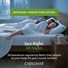 image:imageCariloha Classic 4Piece Twill Sheet Set  Tahitian Breeze  Queen  Viscose Material  Allergy Resistant and Extra Soft  Cooling for Hot Sleepers  Corner BandsWhite