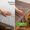 image:imageCariloha Classic 4Piece Twill Sheet Set  Tahitian Breeze  Queen  Viscose Material  Allergy Resistant and Extra Soft  Cooling for Hot Sleepers  Corner BandsBeach Linen