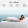 image:imageCariloha Luxurious Aloha Soft Mattress Protector  White  Queen  100 Waterproof Top  Deep Pocket Design  Corner Active BandCalifornia King
