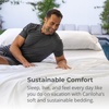 image:imageCariloha Luxurious Aloha Soft Mattress Protector  White  Queen  100 Waterproof Top  Deep Pocket Design  Corner Active BandCalifornia King