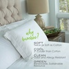 image:imageCariloha Luxurious Cooling Airflow Pillow  King  White  38 Lx20 W  Viscose Material  Naturally Breathable Hypoallergenic and Moisture Wicking  Breathable Odor Resistant Hypoallergenic Cooling Pillow Cases 2 Soft Twill Weave Pillowcases 100 Viscose from BambooKing US Standard