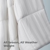 image:imageCariloha MidLoft Duvet Insert  AllSeason Comfort  White  FullQueen  AllSeason TemperatureRegulating Comforter Odor amp Allergen Resistant OEKOTEX Standard 100 96x92 InchesQueen US Standard