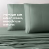 image:imageCariloha Resort 2Piece Sateen Pillowcase Set  Blue Lagoon  King  Breathable and Cooling Pillowcases for Hot Sleepers  2 Buttery Soft Breathable OdorResistant Hypoallergenic Sateen Cooling Pillow Cases 100 Viscose from BambooOcean Mist