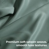 image:imageCariloha Resort 2Piece Sateen Pillowcase Set  Blue Lagoon  King  Breathable and Cooling Pillowcases for Hot Sleepers  2 Buttery Soft Breathable OdorResistant Hypoallergenic Sateen Cooling Pillow Cases 100 Viscose from BambooOcean Mist