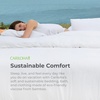 image:imageCariloha Resort 2Piece Sateen Pillowcase Set  Blue Lagoon  King  Breathable and Cooling Pillowcases for Hot Sleepers  2 Buttery Soft Breathable OdorResistant Hypoallergenic Sateen Cooling Pillow Cases 100 Viscose from BambooOcean Mist