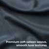 image:imageCariloha Resort 2Piece Sateen Pillowcase Set  Blue Lagoon  King  Breathable and Cooling Pillowcases for Hot Sleepers  2 Buttery Soft Breathable OdorResistant Hypoallergenic Sateen Cooling Pillow Cases 100 Viscose from BambooBlue Lagoon