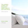 image:imageCariloha Resort 2Piece Sateen Pillowcase Set  Blue Lagoon  King  Breathable and Cooling Pillowcases for Hot Sleepers  2 Buttery Soft Breathable OdorResistant Hypoallergenic Sateen Cooling Pillow Cases 100 Viscose from BambooOnyx