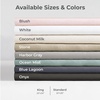 image:imageCariloha Resort 2Piece Sateen Pillowcase Set  Blue Lagoon  King  Breathable and Cooling Pillowcases for Hot Sleepers  2 Buttery Soft Breathable OdorResistant Hypoallergenic Sateen Cooling Pillow Cases 100 Viscose from BambooOcean Mist