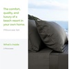 image:imageCariloha Resort 2Piece Sateen Pillowcase Set  Blue Lagoon  King  Breathable and Cooling Pillowcases for Hot Sleepers  2 Buttery Soft Breathable OdorResistant Hypoallergenic Sateen Cooling Pillow Cases 100 Viscose from BambooOnyx