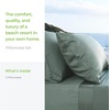 image:imageCariloha Resort 2Piece Sateen Pillowcase Set  Blue Lagoon  King  Breathable and Cooling Pillowcases for Hot Sleepers  2 Buttery Soft Breathable OdorResistant Hypoallergenic Sateen Cooling Pillow Cases 100 Viscose from BambooOcean Mist