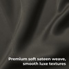 image:imageCariloha Resort 2Piece Sateen Pillowcase Set  Blue Lagoon  King  Breathable and Cooling Pillowcases for Hot Sleepers  2 Buttery Soft Breathable OdorResistant Hypoallergenic Sateen Cooling Pillow Cases 100 Viscose from BambooOnyx