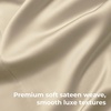 image:imageCariloha Resort 2Piece Sateen Pillowcase Set  Blue Lagoon  King  Breathable and Cooling Pillowcases for Hot Sleepers  2 Buttery Soft Breathable OdorResistant Hypoallergenic Sateen Cooling Pillow Cases 100 Viscose from BambooCoconut Milk