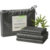 image:imageCariloha Resort Sheet Set  Cooling Bamboo Viscose  White  Queen  Luxury Cooling Sheets with Sateen Weave 18 in Deep Pockets 1 Fitted 1 Flat 2 Pillowcases OEKOTEX Standard 100Onyx