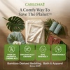 image:imageCariloha Resort Sheet Set  Cooling Bamboo Viscose  White  Queen  Luxury Cooling Sheets with Sateen Weave 18 in Deep Pockets 1 Fitted 1 Flat 2 Pillowcases OEKOTEX Standard 100Coconut Milk