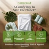image:imageCariloha Resort Sheet Set  Cooling Bamboo Viscose  White  Queen  Luxury Cooling Sheets with Sateen Weave 18 in Deep Pockets 1 Fitted 1 Flat 2 Pillowcases OEKOTEX Standard 100White