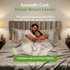 image:imageCariloha Resort Sheet Set  Cooling Bamboo Viscose  White  Queen  Luxury Cooling Sheets with Sateen Weave 18 in Deep Pockets 1 Fitted 1 Flat 2 Pillowcases OEKOTEX Standard 100Harbor Gray