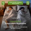 image:imageCariloha Retreat Sheet Set  Bamboo Lyocell  White  King  Our Softest Luxury Cooling Sheet Sateen Weave 18 in Deep Pockets 1 Fitted 1 Flat 2 Pillowcases OEKOTEX Standard 100White
