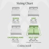 image:imageCariloha Retreat Sheet Set  Bamboo Lyocell  White  King  Our Softest Luxury Cooling Sheet Sateen Weave 18 in Deep Pockets 1 Fitted 1 Flat 2 Pillowcases OEKOTEX Standard 100Oasis Green